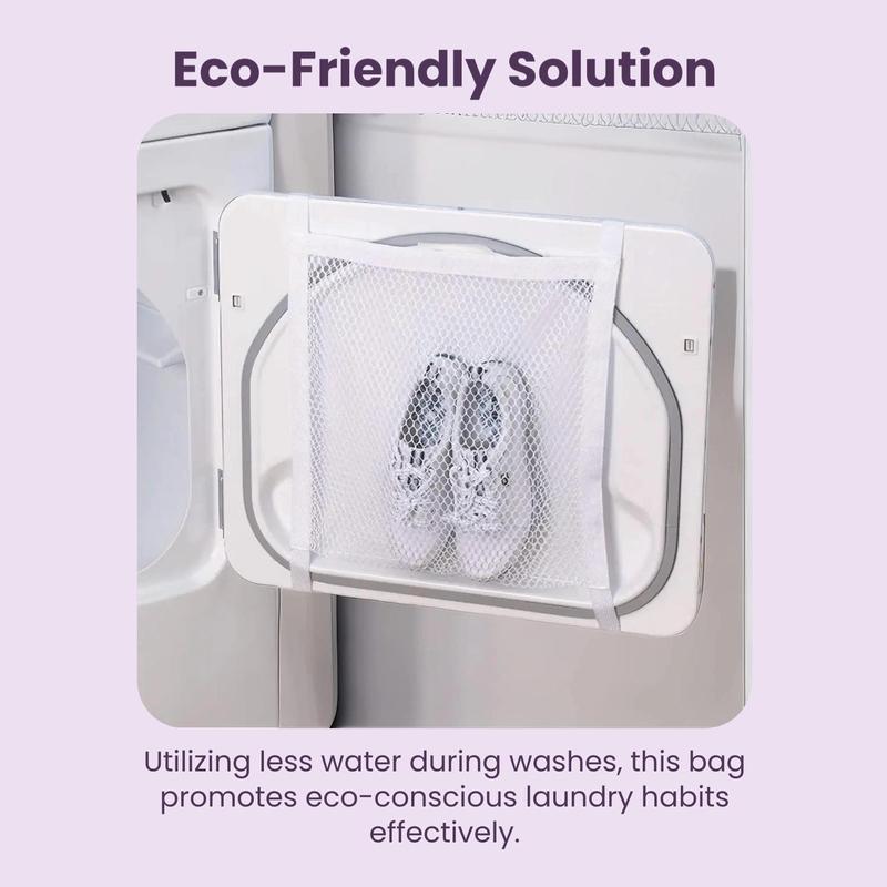 Laundry Mesh Shoe Bag, Sneaker Wash & Dry Net Bag for Dryer, Shoe Storage Bag for Washing Machine, Household Items, Home Goods, Laundry Products 1