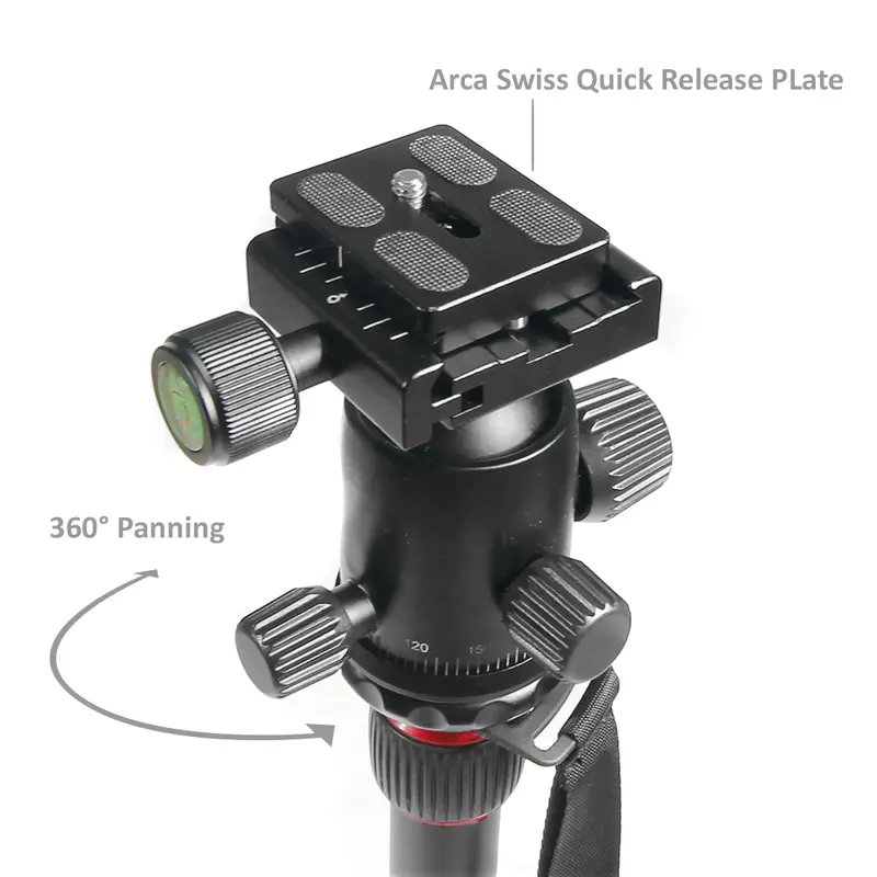 Takara ROVER 66 Professional Compact 2 in 1 Traveller Tripod Monopod 3