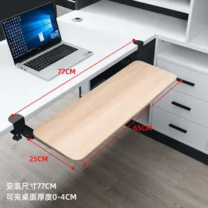 【Ready】Tidak perlu memukul lubang Keyboard Tray Tempat keyboard komputer dan mouse