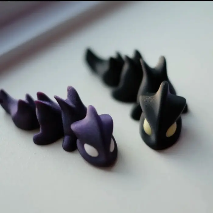 Mini Articulated Dragon (Magnet/Keychain) | 3D Mica art