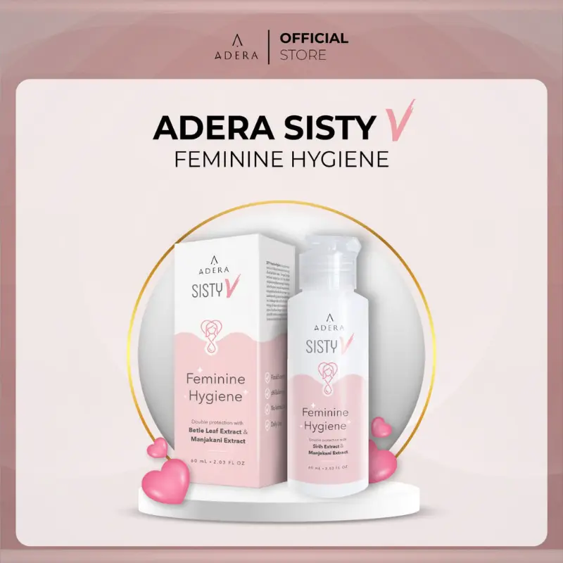 Adera Sisty V Feminine Hygiene 60ml - Membantu Mencerahkan Dan Membersihkan Area Kewanitaan 3