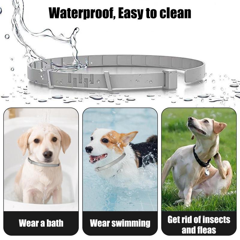 Product Introduction of Adjustable Dog Flea & Tick Collar, 2/3 Counts Waterproof Dog Flea & Tick Collar, Pet Supplies for Dogs & Cats, Dog & Cat Accessories 4