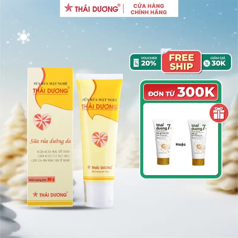 Sữa rửa mặt Nghệ Thái Dương (Hộp 1 tube x 90g)- Sao Thái Dương 2