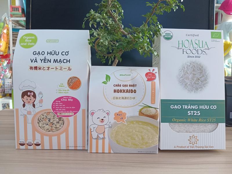 Cháo, gạo hữu cơ Hokkaido, ST25 NẤU CHÁO ĂN DẶM CHO BÉ 3