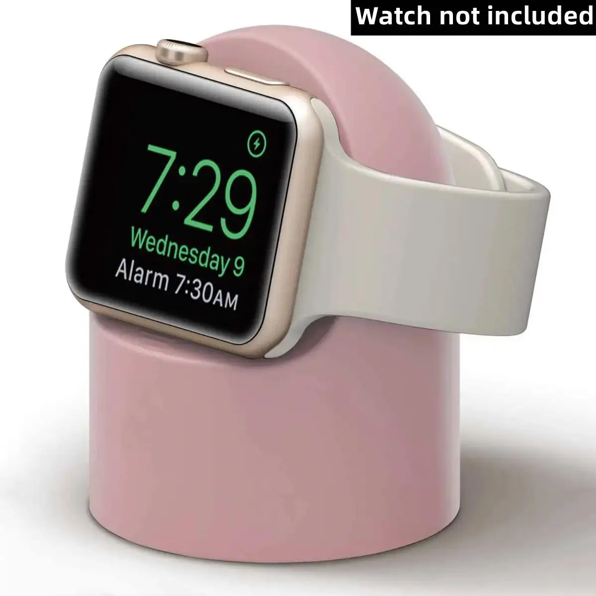 Smartwatch Charging Stand, 2 In 1 Charging Base Compatible with All Series (49mm-38mm), Desktop Watch Charging Holder With Cable Management Without Charger
