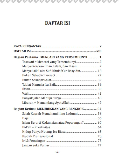 Buku Religi Islam - Tasawuf: Mencari yang Tersembunyi Melalui Kejernihan Akal dan Kebeningan Hati (Bukunesia)