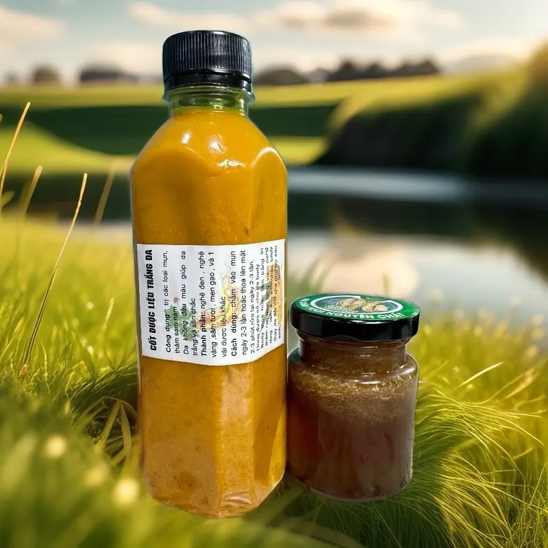 Nước cốt sâm nghệ và bột,Tất cả các loại da 4