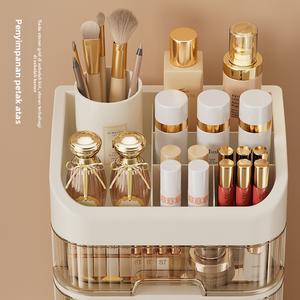 Kotak Penyimpanan Laci Kosmetik Desktop, Penyimpanan Jenis Laci, Laci Lutsinar Berbilang Lapisan, Reka Bentuk Pembungkusan Bebas sofa storage box Supplies wearproof wrapped kotak & tong penyimpanan penjimatan ruang kotak & tong penyimpanan