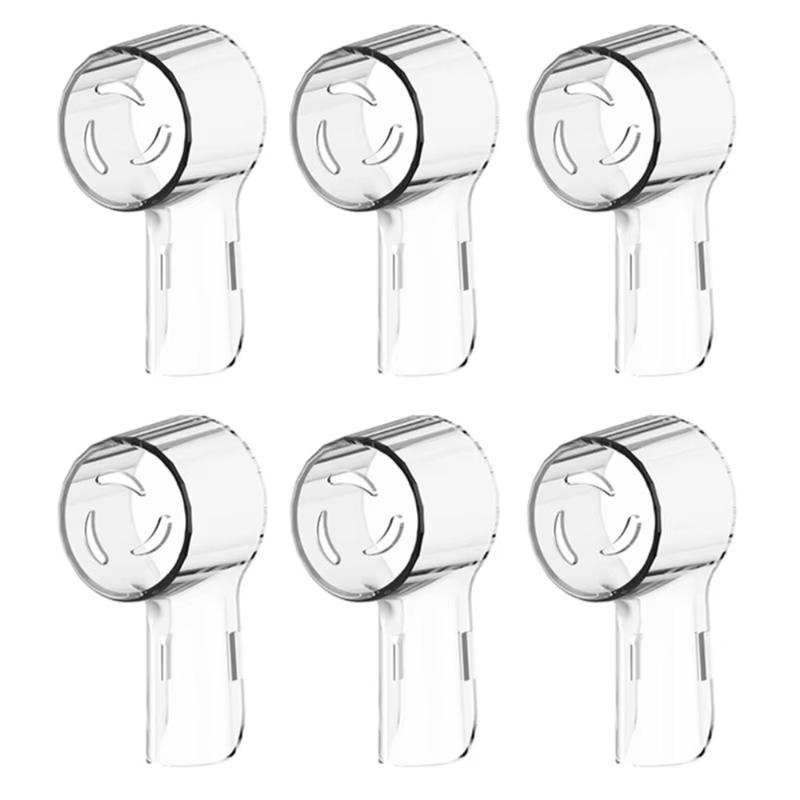 Product Introduction of 4PCS Travel Plastic Toothbrush Heads Dustproof Cover Replacement Heads Transparent Electric Toothbrush Caps Toothbrush Head Covers For Oral B IO Series 16