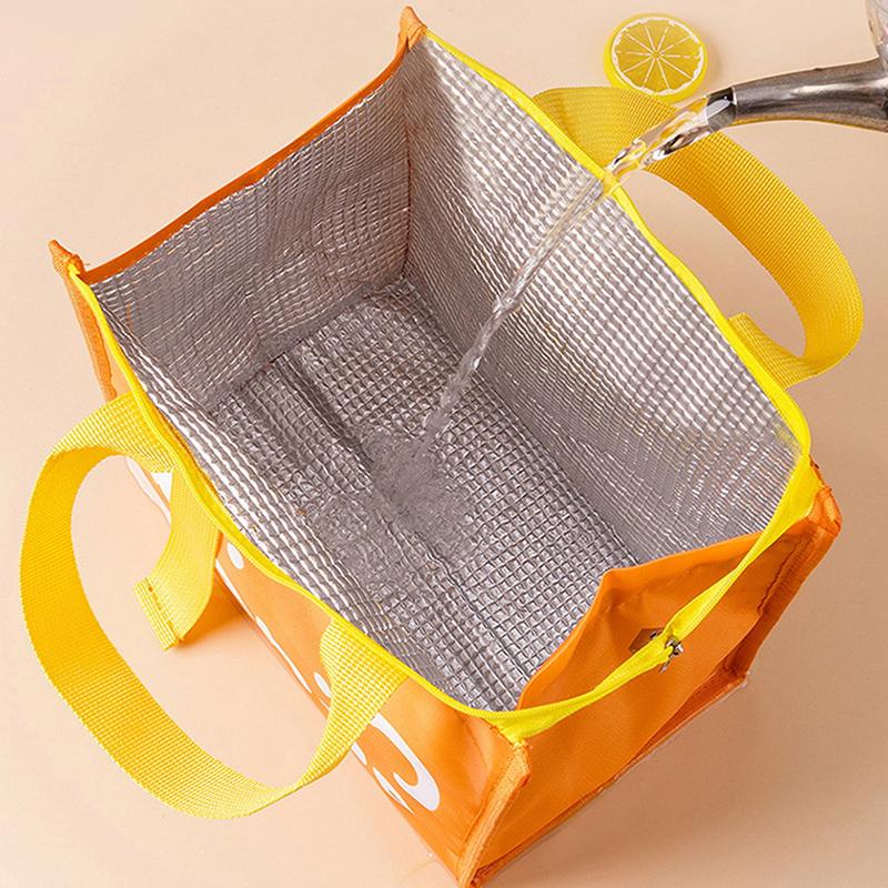 Product Introduction of Túi Đựng Hộp Cơm Trưa Giữ Nhiệt, Thiết Kế Cầm Tay Dễ Thương, Dành Cho Phụ Nữ Và Trẻ Em, Túi Xách Đựng Thực Phẩm, Thích Hợp Cho Du Lịch, Dã Ngoại Và Ăn Uống, Túi Bento Làm Mát Cách Nhiệt, 1 Cái 18