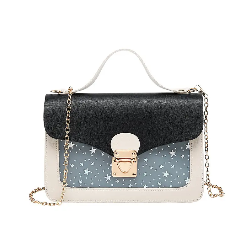 Phiên bản Hàn Quốc sequin sao in túi đeo chéo một vai