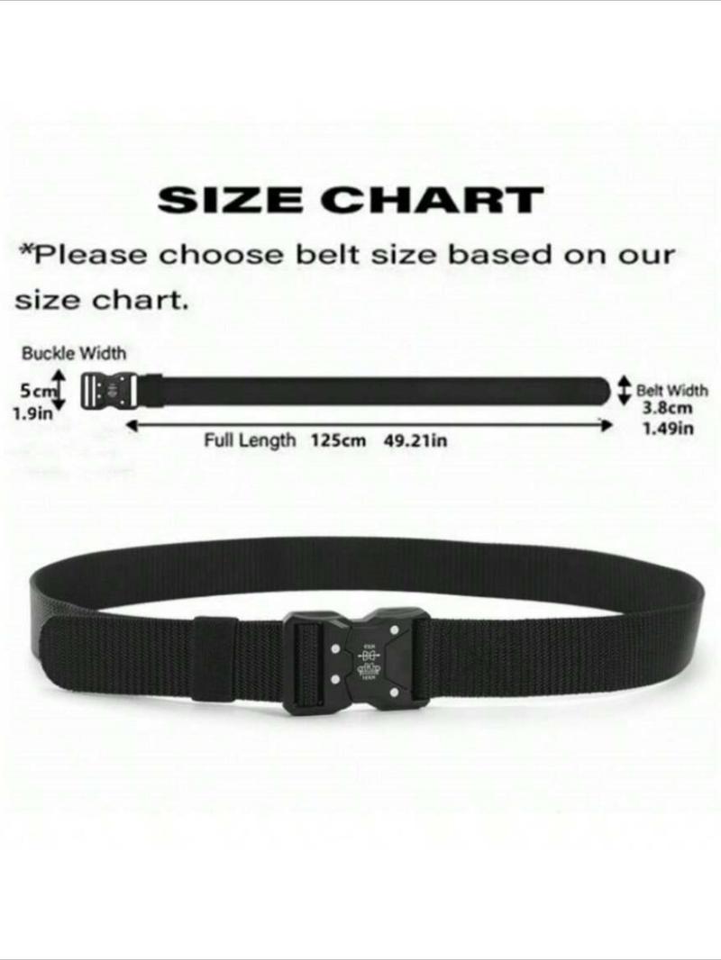 Product Introduction of Tactical Waist Belt, Accessories for Men, Durable Automatic Buckle Belt, Unisex Accessories for Men and Women, Fashion Accessories for Daily Wear 1