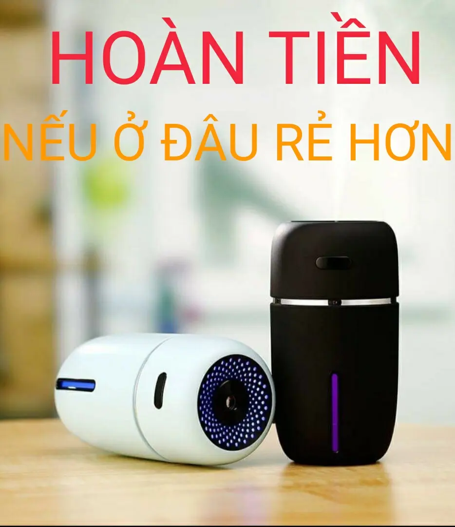 Máy tạo ẩm, phun sương, khuếch tán tinh dầu cho ô tô, phòng ngủ