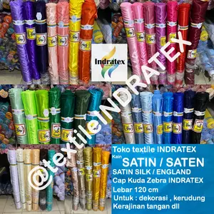 ( per 1 meter ) Kain satin polos saten SILK ENGLAND CLARISSA BRIDESMAID meteran Lebar 120 cm bahan SCHRUNCHIE schruncie ikat rambut BAJU gamis koko DRESS KERUDUNG JILBAB HIJAB DEKORASI dekor NATAL CRAFT HAMPERS hamper PARSEL bukan velvet