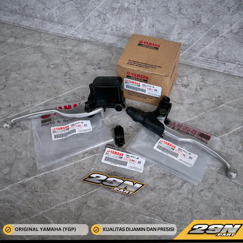Master Rem Depan YAMAHA R25 RX KING FULLSET (FREE BAUT + KARET HANDLE KOPLING) ORIGINAL YGP | 1WD-F5870-00 1WD-H3912-00 1WD-H2911-00 1WD-H3922-00 1