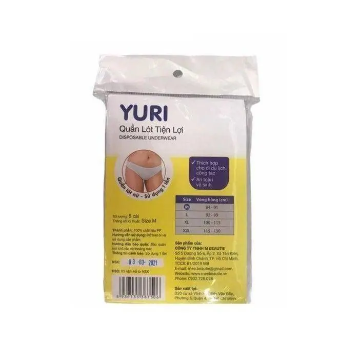 Quần Lót Giấy Dành Cho Nữ Yuri Size M 5 Cái 1