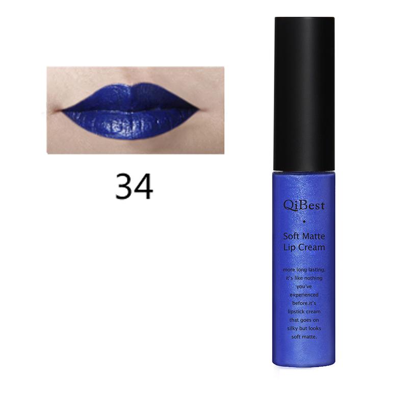 Makeup 34 Color Matte No Stain on Cup Long Lasting Lip Gloss Matte Lip Glaze Lipstick Glossy Cosmetic Lip Care 4