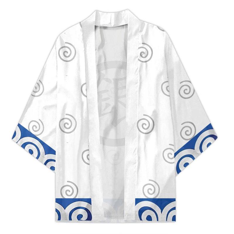 Product Introduction of Gintama Gintama Gintama ชุดกิโมโนต่อพ่วง ชุดนอน Gintama การพิมพ์ 3D สองมิติ Haori Cos สไตล์โบราณ 2