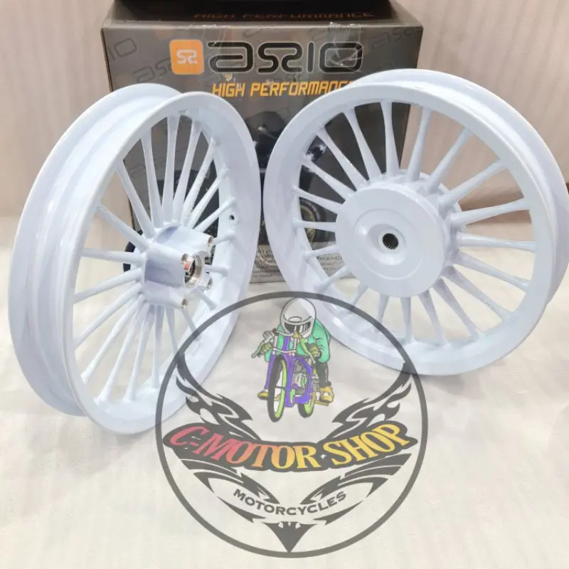 Velg Andong Axio Palang 20 Vario 125 Old, Vario 125 New, Vario 150 Old, Vario 150 New, Vario 160 Cbs, Vario 110, Vario 110 Fi, Mio, Xeon Gt, Mio j, Beat, Scoopy,Scoopy New,Beat Street,Genio, Beat Pop, Beat Deluxe, Mio M3, Mio 125, Fino 125, X Ride 115 125 2
