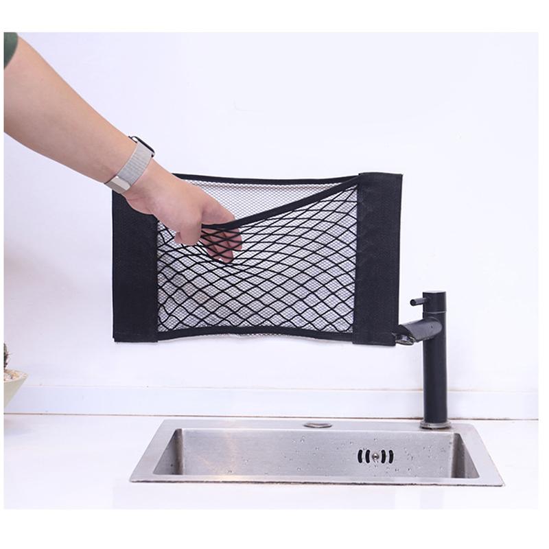 Product Introduction of Lưới Sắp Xếp Cốp Sau Ô Tô, Túi Đựng Đồ Thông Dụng Túi Dây Đàn Hồi Ghế, Miếng Dán Ma Thuật, Túi Đựng Đồ, Túi Sắp Xếp Ô Tô 16