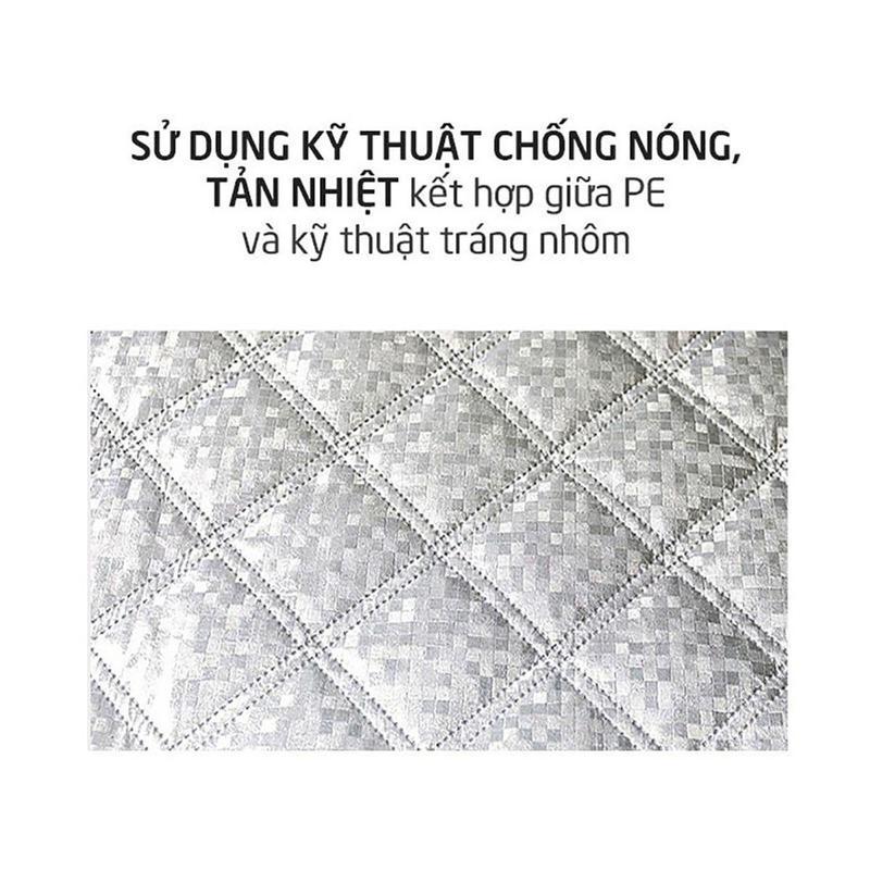Bạt Phủ Che Nắng Kính Lái Ô Tô, Xe Hơi Chống Nóng Hiệu Quả 3 Lớp Tráng bạċ Cao Cấp 5