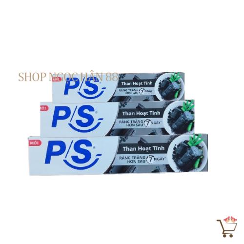 Kem Đánh Răng P/S Than Hoạt Tính Răng Trắng Hơn Sau 7 Ngày 180gr