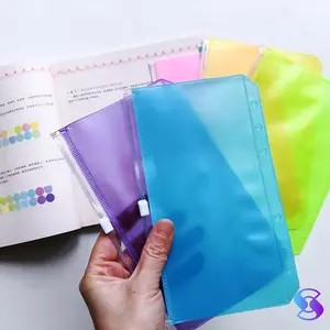 A7/A6/A5 6 Ring zipper ziplocker fullcolor binder - Suning Mall alat pensil