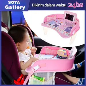Holder Makanan dan Mainan Anak Portable untuk Car Seat dan Stroller - Meja Organizer yang Ringan dan Aman