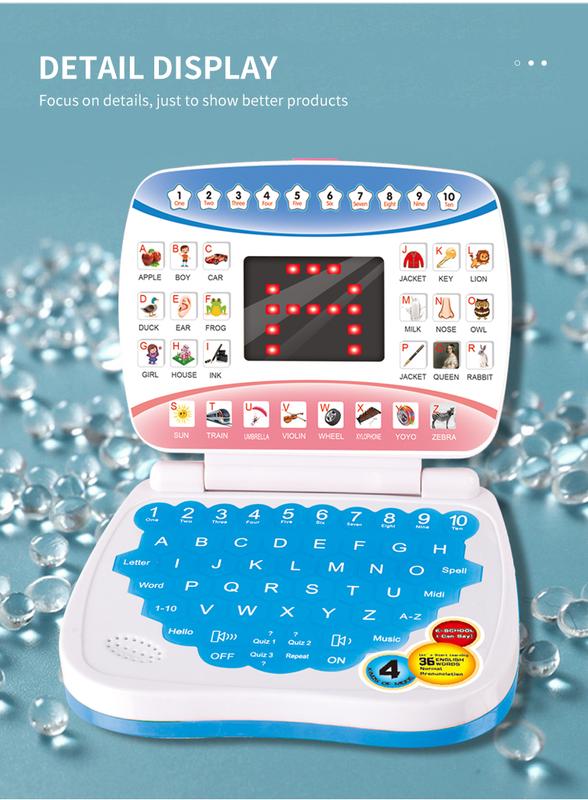 Product Introduction of Learning machine notebook computer children's electronic preschool language education toy 4