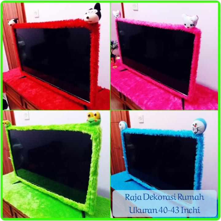 Bando tv led karakter ukuran 40-43 inch / Bando tv 43 inch Dekorasi Kain Rasfur Sofa 1