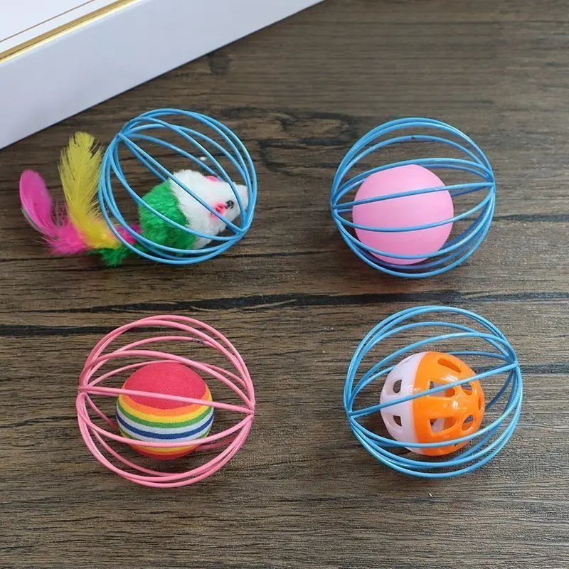 Colorful Feather Mouse Cat Toy