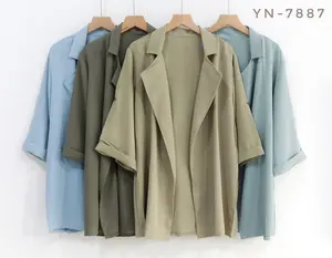 Nova Blazer Outer Flowy Comfy Wanita - Blazer Outer Korean Style baju linen