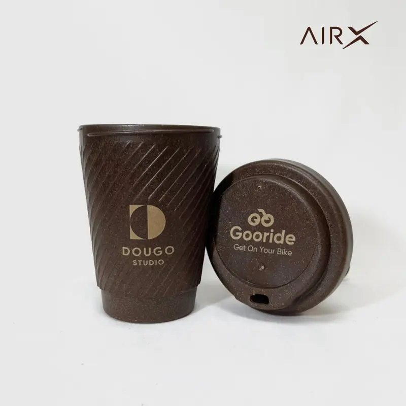 Ly To-go Làm Từ Bã Cà Phê - 300ml - Khắc Tên/Logo Theo Yêu Cầu (Giữ nhiệt) 2