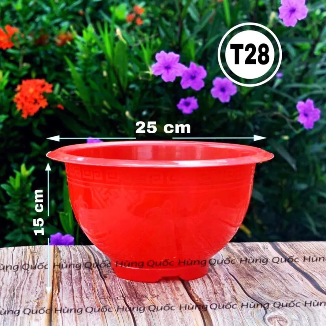 [ 5 - 10 cái ] chậu nhựa trồng cây T28