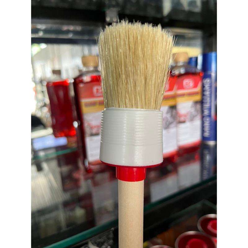 1 Cây Cọ Rửa Xe Lông Heoo Cán Trắng Cao Cấp, Chổi Cọ Vệ Sinh Chi Tiết Xe Máy, Ô Tô, Khoang Máy, Nội Thất Phụ Kiện Lau Xe