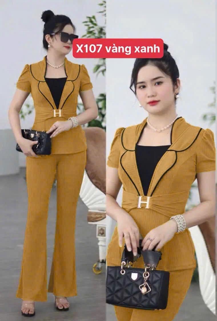 Product Introduction of Mã [X107]: set bộ thun xốp nhật mặc nhà, đi chợ, đi chơi cho chị em 23