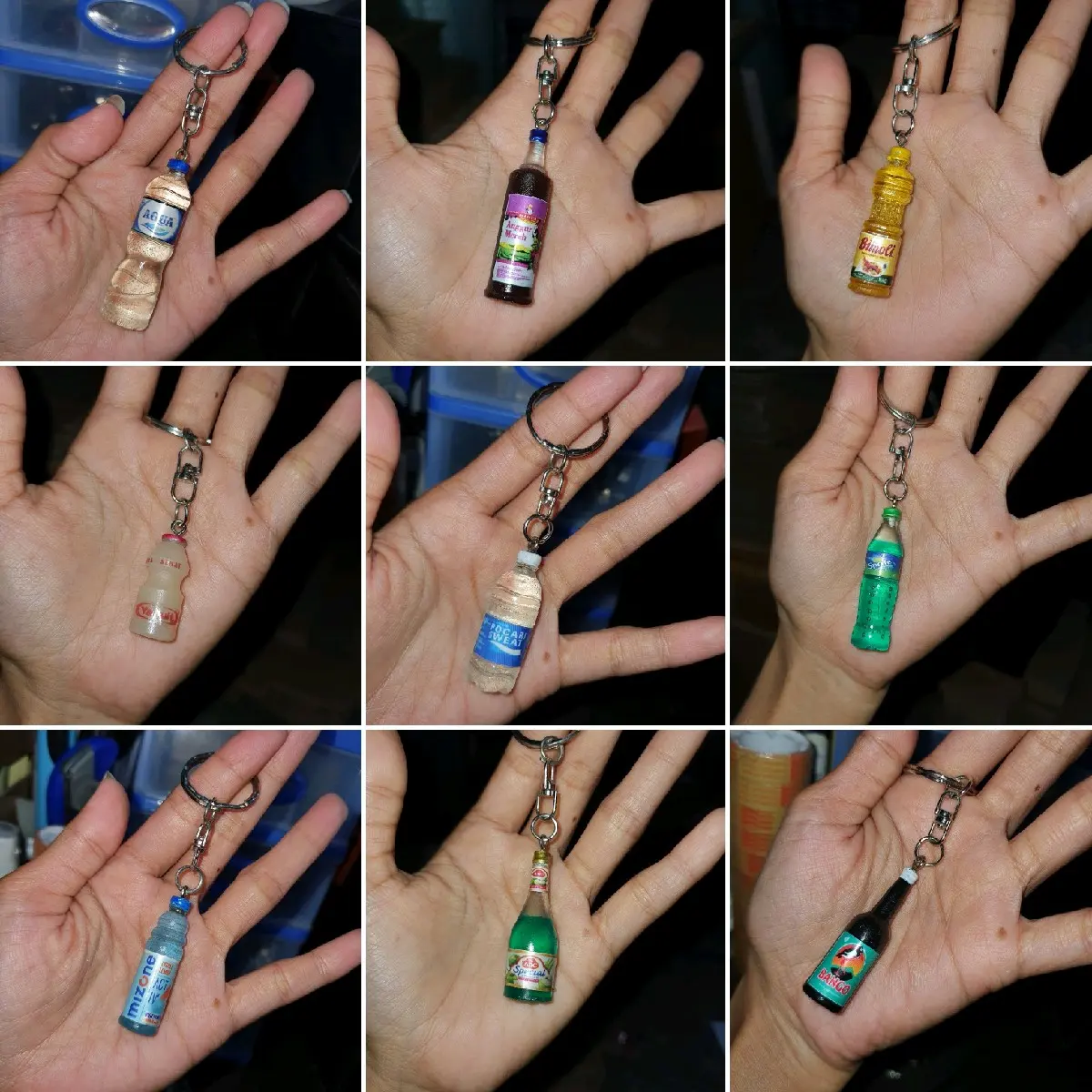 Gantungan Kunci Resin Besar isi 50pcs