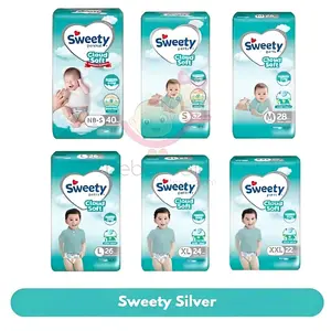 1 Ball Sweety Silver Cloud Soft- NB S20 NB S40 Perekat / S36 M30 L28 XL26 XXL24 Celana Bayi