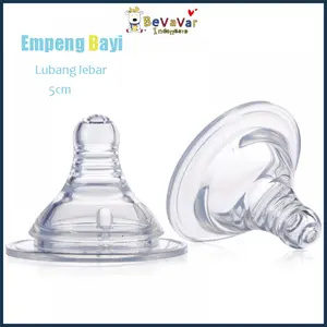 Bevavar Dot bayi Anti Colic empeng bayi wide neck