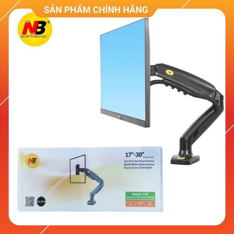 [Rẻ Nhất Việt Nam] Giá treo màn hình máy tính F80 - Xoay 360 độ - Hàng nhập khẩu Bảo Hành 24 Tháng combo setup arm  màn arm  nb giado maytinh arm  nb