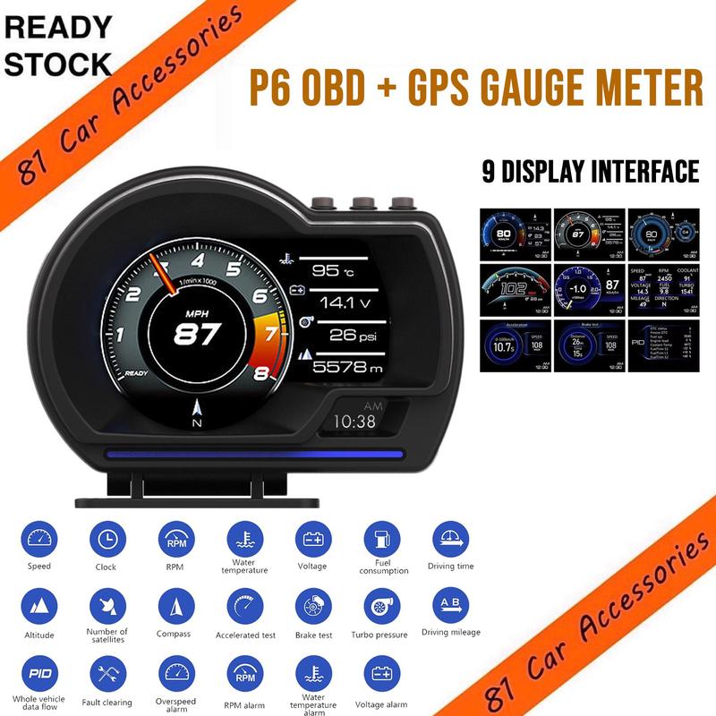 (Live only) Meter Digital P6 Obd2 Plug and Play Smart Meter - TikTok ...