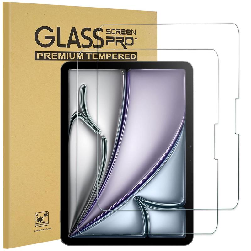 Product Introduction of Tempered Glass Screen Protector, Anti-scratch Tablet Screen Protector, Tablet & Computer Accessories Compatible with iPad Air 11 Inch 6 Generation & iPad Pro 11 Inch 2024 5th Generation 0