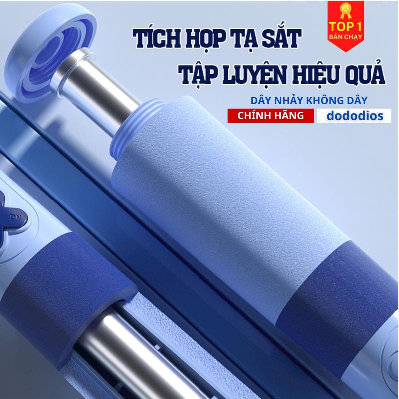 Dây nhảy không dây đếm số dododios đo Calo thể dục giảm cân tại nhà có tạ sắt và dây lõi thép 1