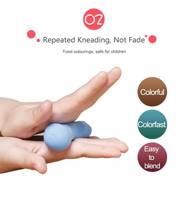 Product Introduction of Clay Lilin Mainan Anak 12 Pcs Free Pisau Bahan Polymers Lembut Plastik Toys Buah 12