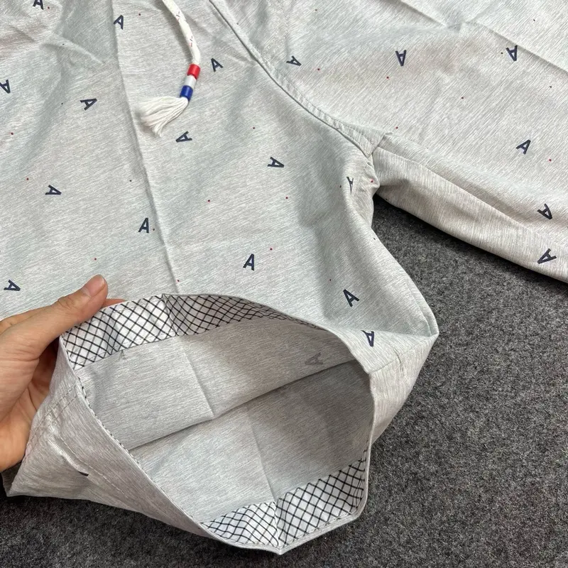 Quần Short Nam Bo Lưng thun Có Túi Phôm quần ngang gối chất liệu vải Linen thoáng mát mặc đi chơi Menswear 5