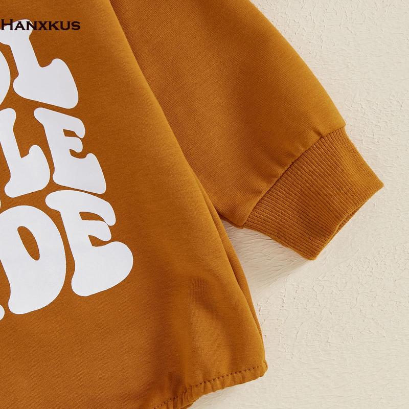 Product Introduction of Baby Boy Sweatshirt Romper Letter Print Round Neck Long Sleeve Casual Jumpsuit for Fall Winter 33