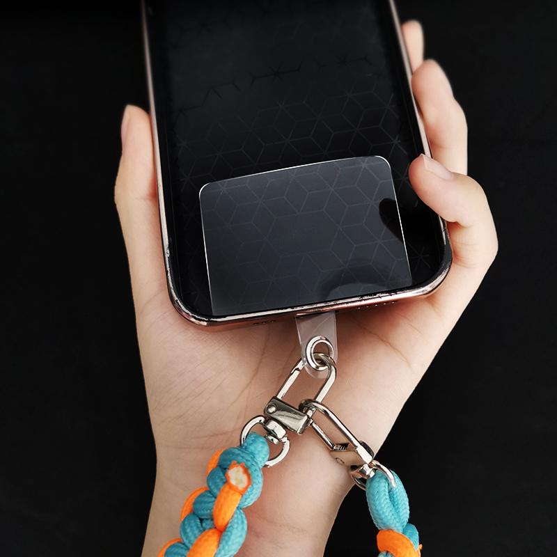 Dây Đeo buộc điện thoại linh hoạt, trong suốt, cho điện thoại di động, tab dây buộc Thông Dụng miếng dán dây đeo Treo rõ ràng, kẹp dây 1