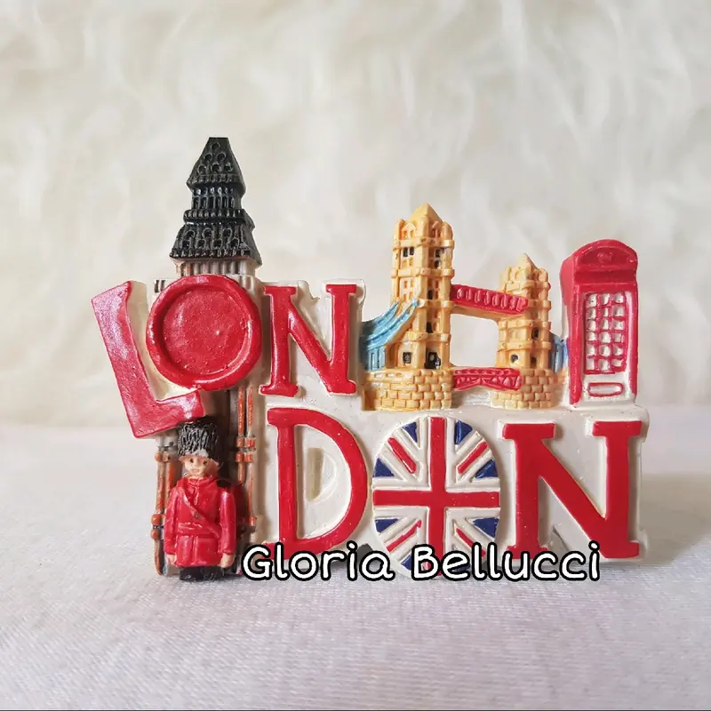 souvenir london hiasan tempelan kulkas magnet negara inggris tentara telephone box 1