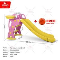 Gambar SPEEDS Mainan Perosotan Anak Seluncuran Kuda Kudaan Ayunan Playgym Karakter Plastik 001-M1105 - 1101BRU dari Speedshome Kab. Tangerang 3 Tokopedia