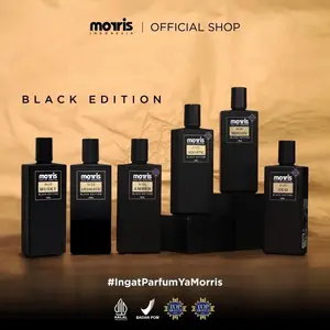 Morris Eau De Parfum Black Edition 100ml Parfum Pria Wangi Woody Spicy & Aquatic Fresh Citrus Mewah Manis Lembut Elegan Terbaru - Alis